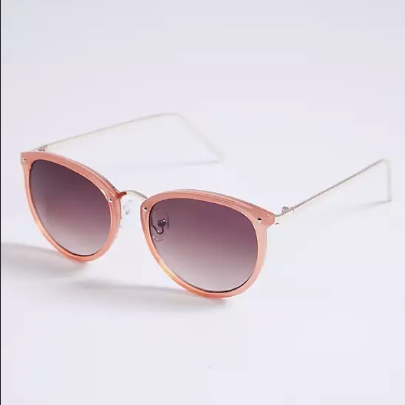 LOFT Accessories - Metallic Arm Round Sunglasses